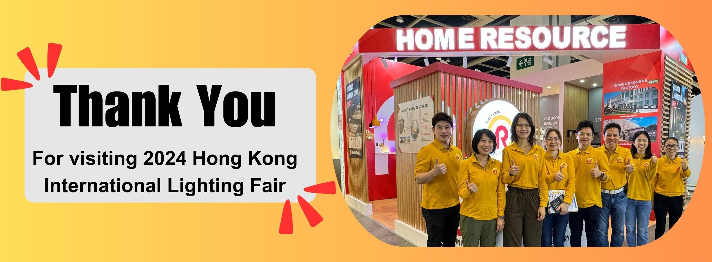 2024 HongKong Fair - Thank you for visiting 2024 Hong Kong Lighting Fair